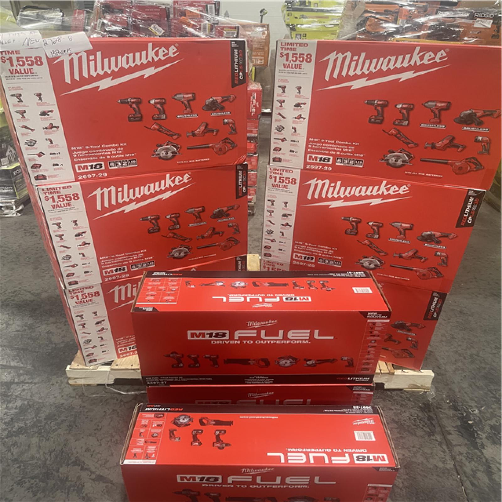 Pittston Location As-Is Power Tools Partial Truckload (13 pallets) 2728-B