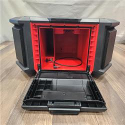 AS-IS- Milwaukee 18V M18 PACKOUT Lithium-Ion Cordless Radio + Charger (Tool Only)