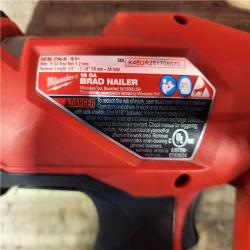 HOUSTON LOCATION - AS-IS Milwaukee FUEL 18-Volt Lithium-Ion Brushless Cordless Gen II 18-Gauge Brad Nailer (Tool-Only)