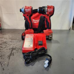 AS-IS- Milwaukee M18 Compact Brushless 2-Tool Combo Kit