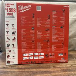 NEW MILWAUKEE M18 18-Volt Lithium-Ion Cordless Combo Kit 9-Tool with 2-Batteries, Charger and Tool Bag