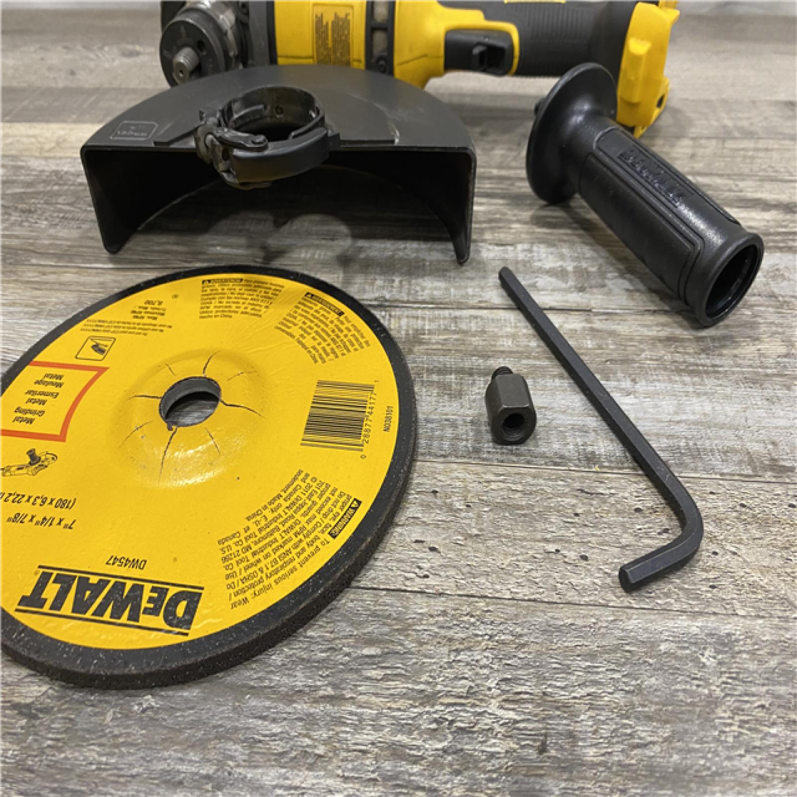 AS-IS DEWALT FLEXVOLT 60V Cordless 7 in. Angle Grinder (Tool-Only)