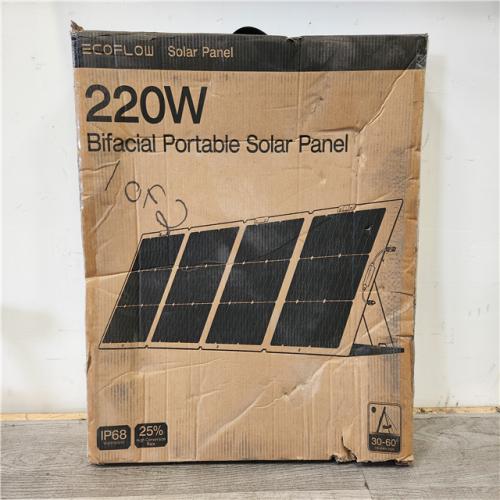 Phoenix Location NEW EcoFlow NextGen 220-Watt Portable Solar Panel (1-Side), IP68, Solar Charger for Solar Generator, Monocrystalline Solar Panel (Sealed)
