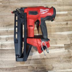 HOUSTON LOCATION - AS-IS Milwaukee  FUEL 18-Volt Lithium-Ion Brushless Cordless Gen ll 16-Gauge Straight Finish Nailer (Tool Only)