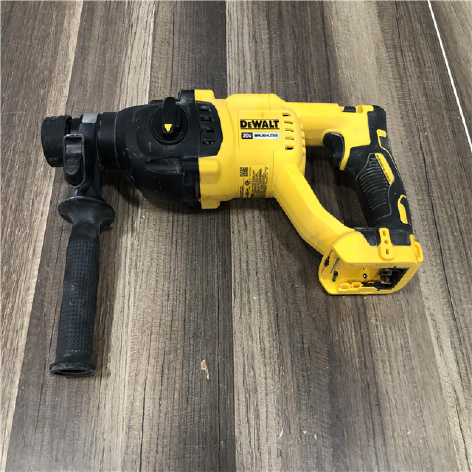 AS-IS DEWALT 20V MAX Cordless Brushless 1 in. SDS Plus D-Handle Concrete and Masonry Rotary Hammer (Tool Only)