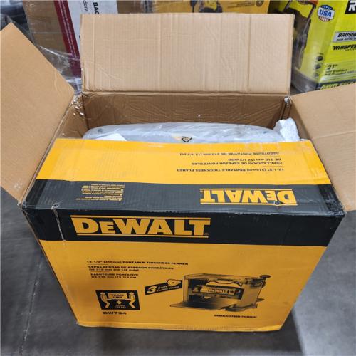 As-Is- DEWALT 15 Amp Corded 12.5 in. Bench Planer