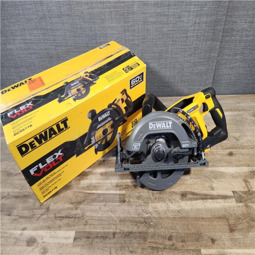 HOUSTON LOCATION - AS-IS DEWALT FLEXVOLT 60V MAX Cordless Brushless 7-1/4 in. Wormdrive Style Circular Saw (Tool Only)