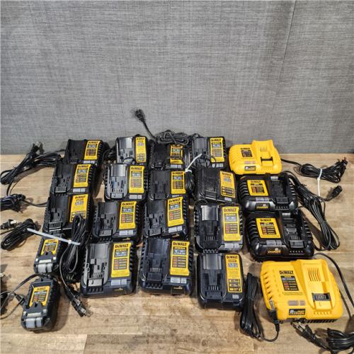 HOUSTON LOCATION - AS-IS DEWALT BATTERY CHARGER PACK QTY - 21