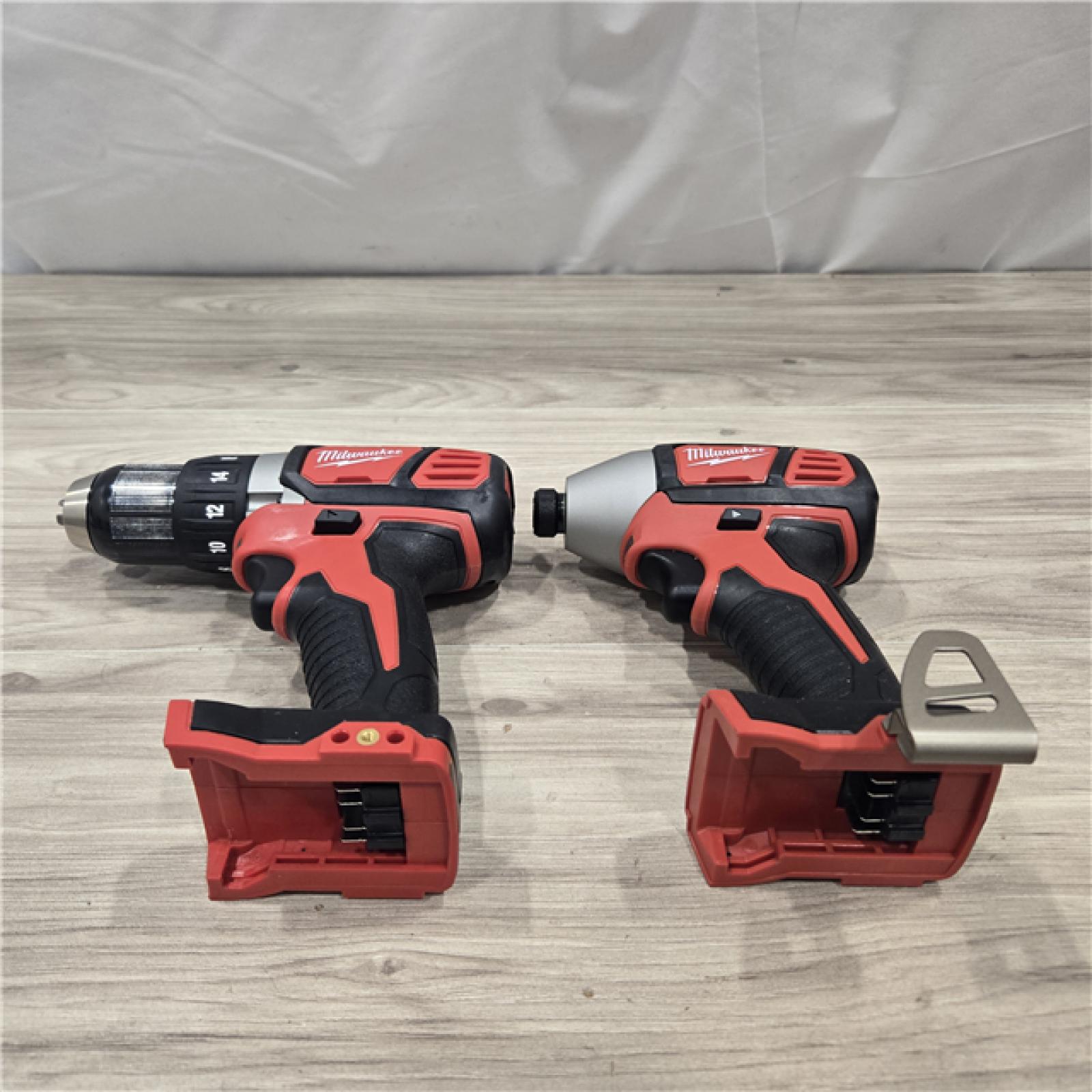 AS-IS Milwaukee 18V Cordless 2-Tool Drill/Driver and Impact Driver Kit