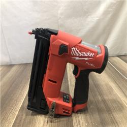 AS-IS Milwaukee FUEL 12-Volt Lithium-Ion Brushless Cordless 18-Gauge 1-1/2 in. Compact Brad Nailer (Tool Only)