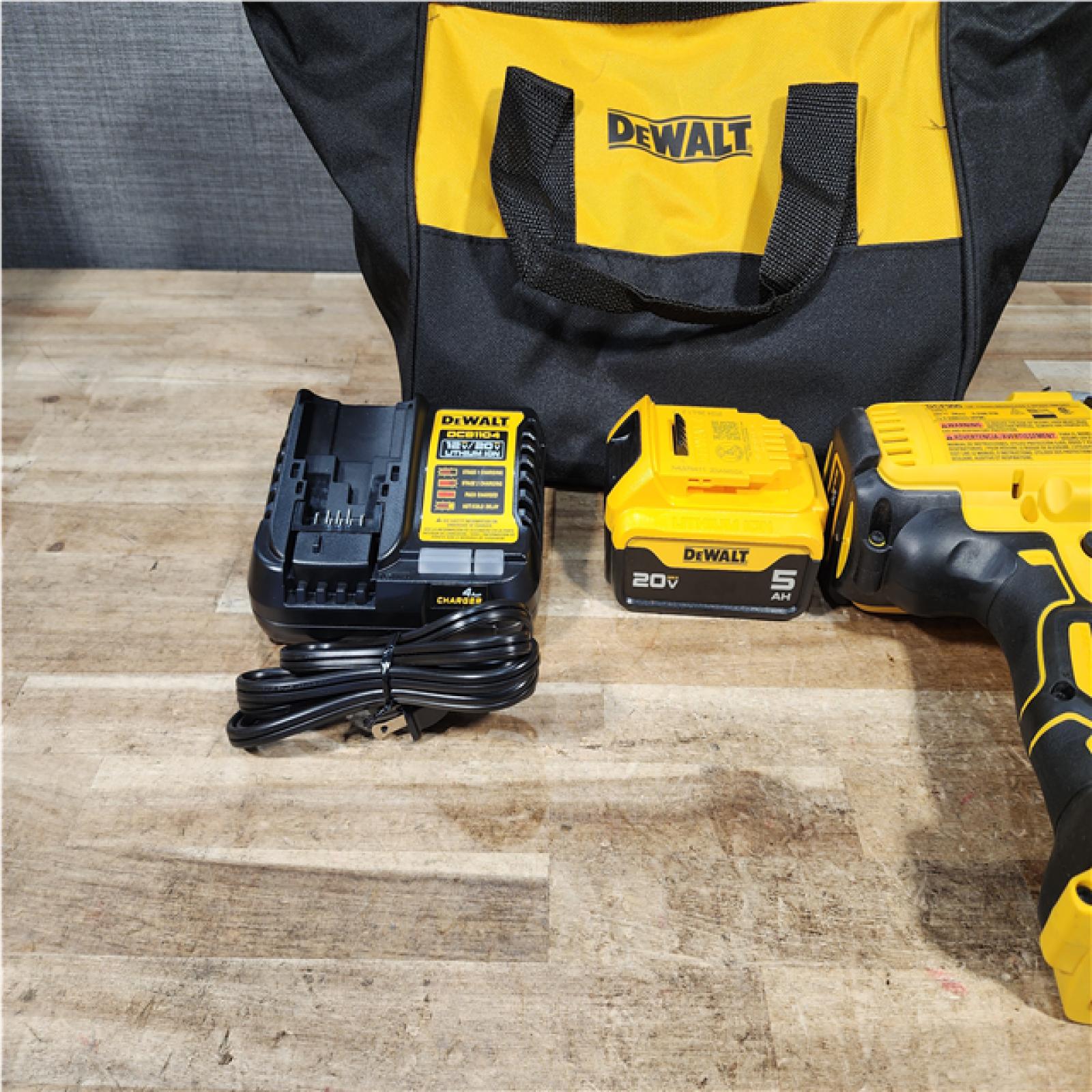 HOUSTON LOCATION - AS - IS DEWALT 20V MAX Lithium-Ion Cordless 1/2 in. Impact Wrench Kit