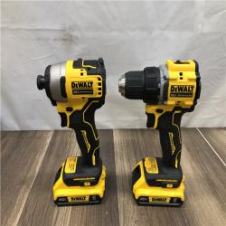 AS-IS DEWALT ATOMIC 20-Volt MAX Lithium-Ion Cordless Combo Kit