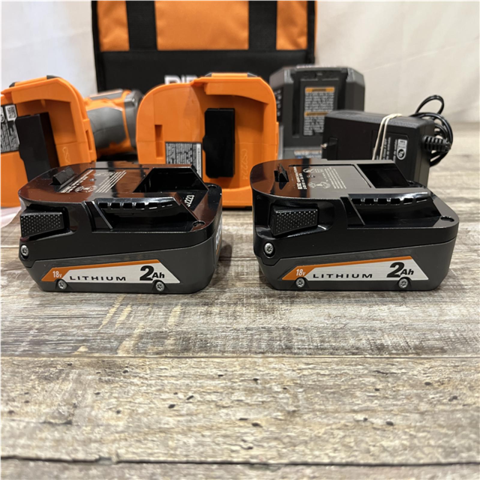 AS-IS RIDGID 18V SubCompact Brushless 2-Tool Combo Kit