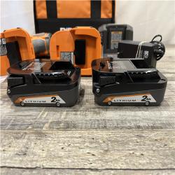 AS-IS RIDGID 18V SubCompact Brushless 2-Tool Combo Kit