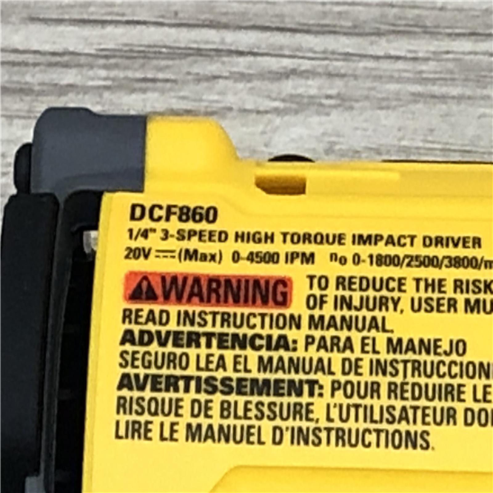 AS-IS DEWALT 20V MAX XR Cordless Impact Driver (Tool Only)