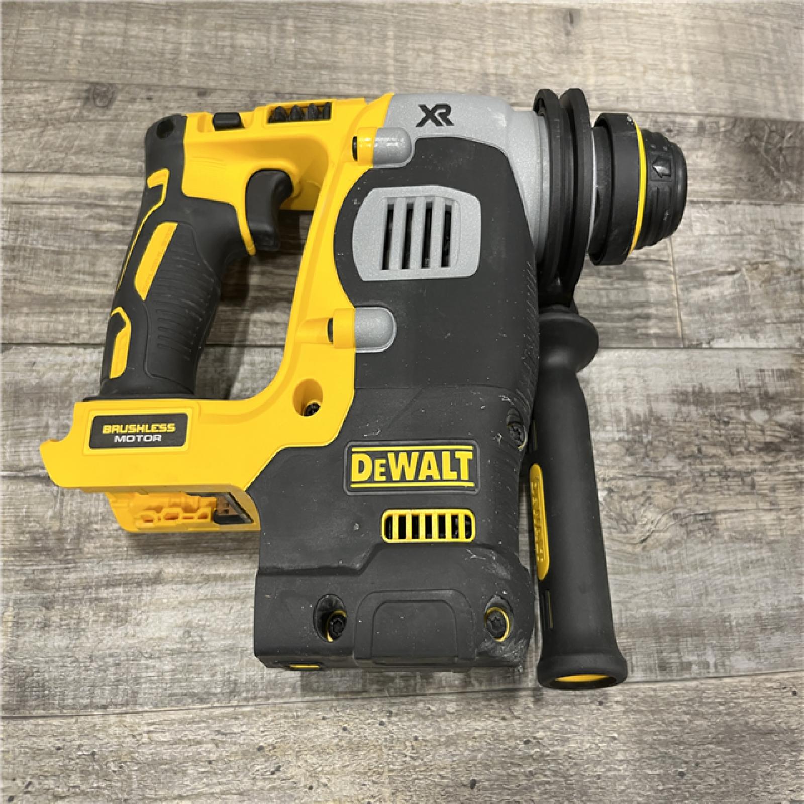 AS-IS DEWALT 20V MAX XR Cordless Brushless 1 in. SDS Plus L-Shape Rotary Hammer (Tool Only)