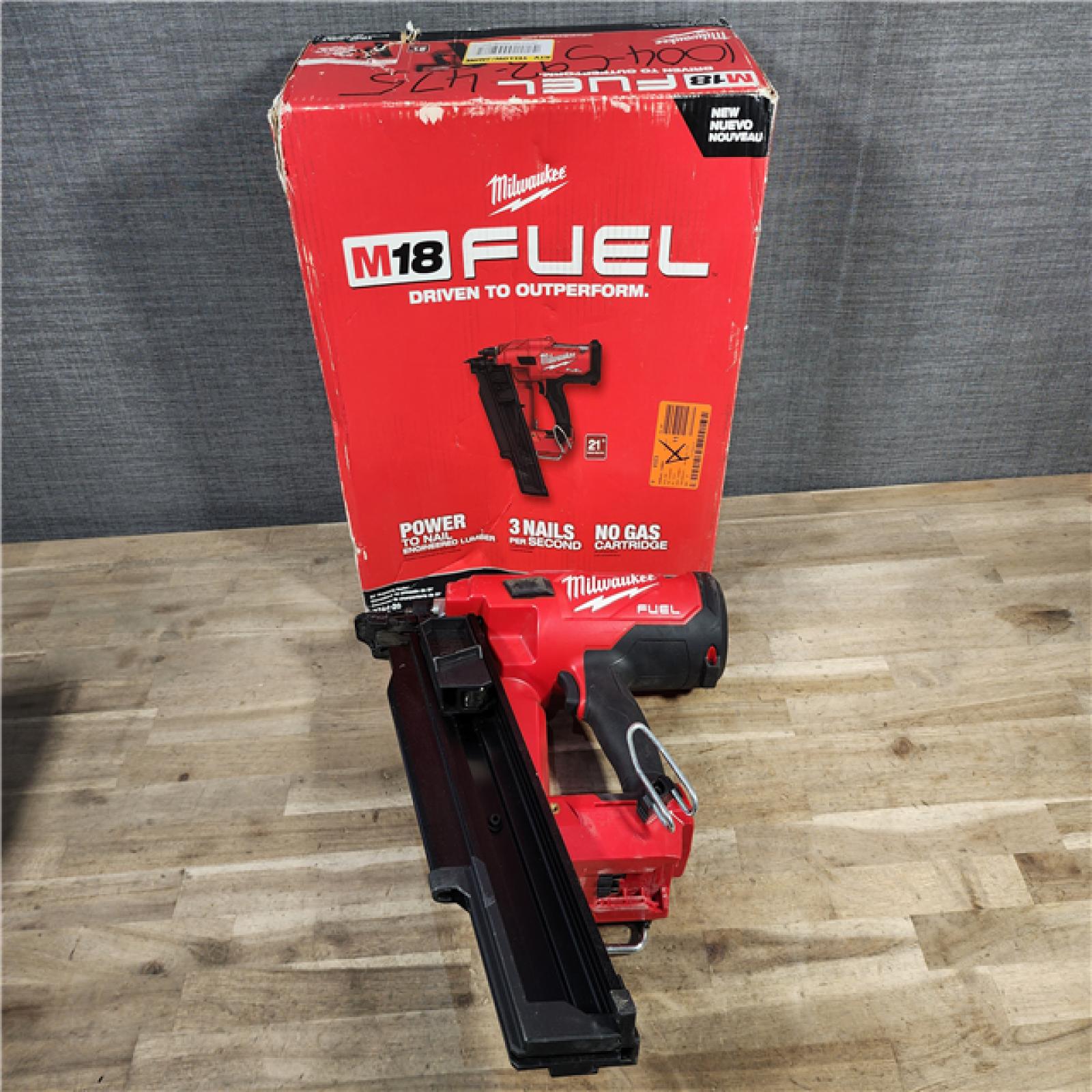 HOUSTON LOCATION - AS-IS Milwaukee 2744-20 M18 FUEL 3-1/2 in. 18-Volt 21-Degree Lithium-Ion Brushless Cordless Framing Nailer (Tool-Only)