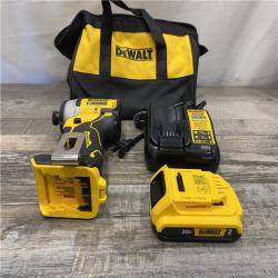 AS-IS DEWALT Atomic 20V Max Lithium-Ion Brushless Cordless Compact 1/4 in. Impact Driver Kit