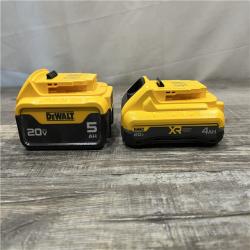 AS-IS DEWALT 20V MAX Lithium-Ion Starter Kit with 4.0 Ah and 5.0 Ah Batteries and Charger