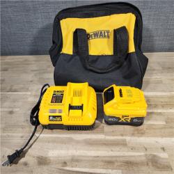 HOUSTON LOCATION - AS-IS DEWALT 20V XR Lithium-Ion Cordless Hammer Drill Kit with 8.0 Ah Battery, Charger and Kit Bag