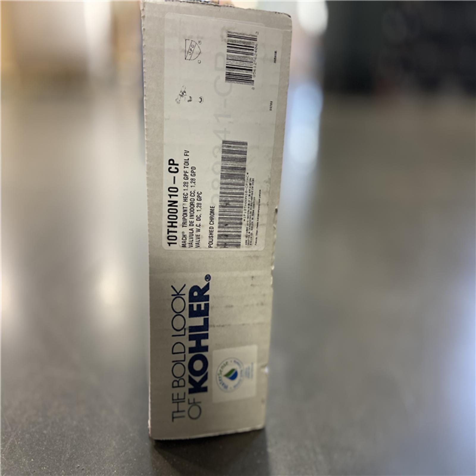 AS-IS Kohler 10TH00N10-CP Mach™ Tripoint Hybrid energy powered 1.28 gpf toilet flushometer
