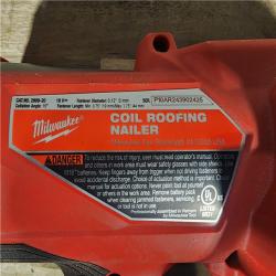 HOUSTON LOCATION - AS-IS M18 FUEL 18-Volt Lithium-Ion Brushless Cordless Coil Roofing Nailer (Tool Only)