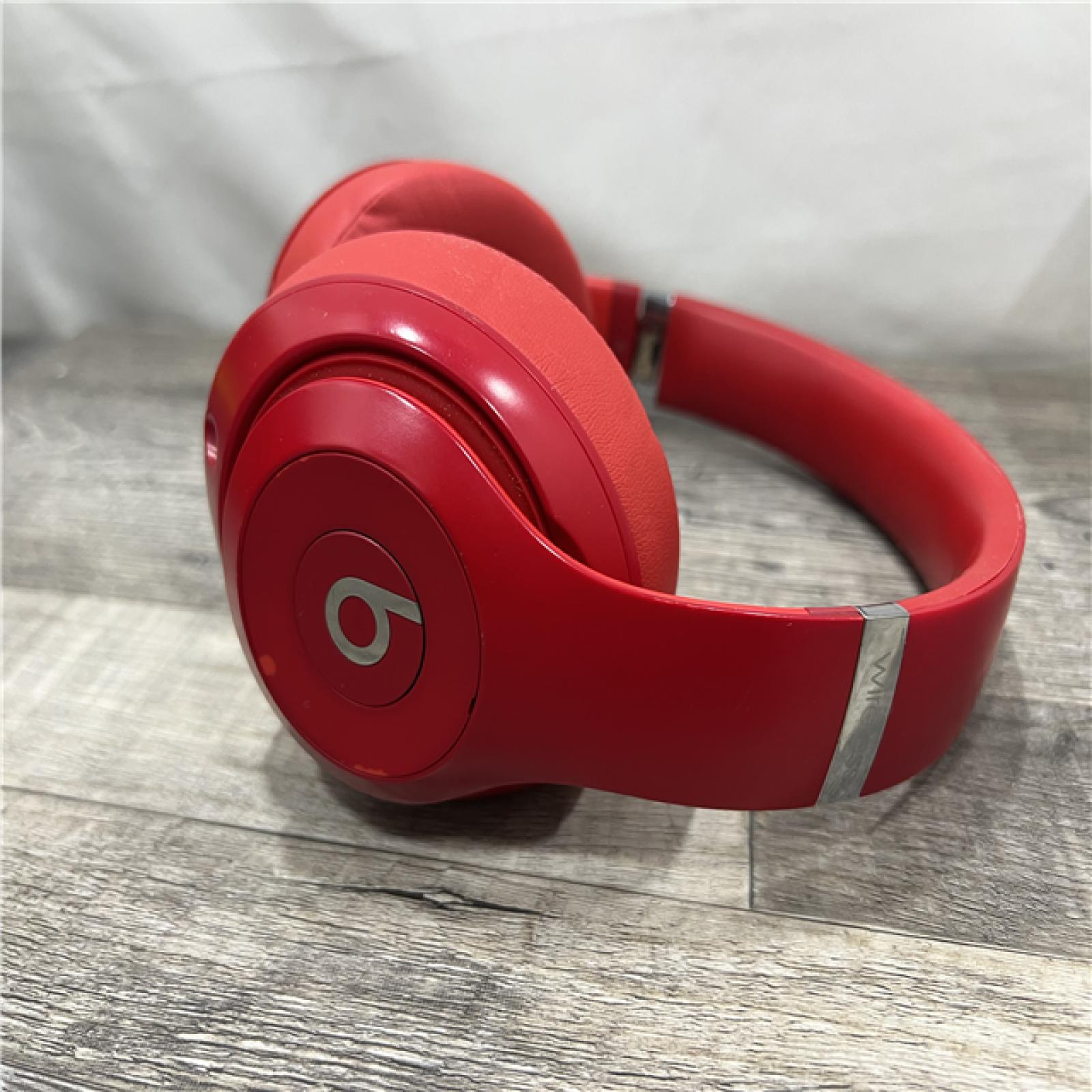 AS-IS Beats Studio3 Wireless Noise Cancelling On-Ear Headphones- Red