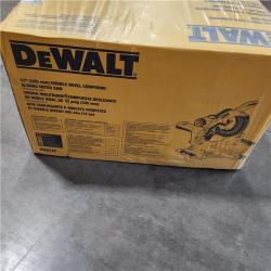 NEW- DeWalt 15 Amps 12 in. Corded Dual-Bevel Sliding Compound Miter Saw