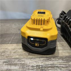 AS-IS DEWALT 20V MAX XR POWERSTACK Lithium-Ion Battery Starter Kit with 5.0Ah Battery and Charger