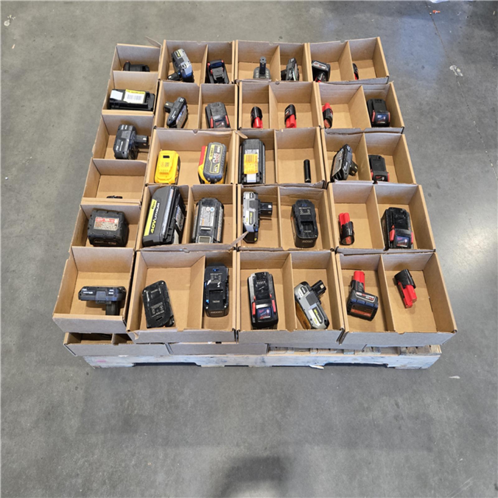 DALLAS LOCATION AS-IS- BATTERY PALLET