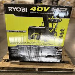 DALLAS LOCATION - RYOBI 40V HP Brushless Whisper Series 24 2-Stage Cordless Electric Self-Propelled Snow Blower - (4) 6 Ah Batteries & Charger
