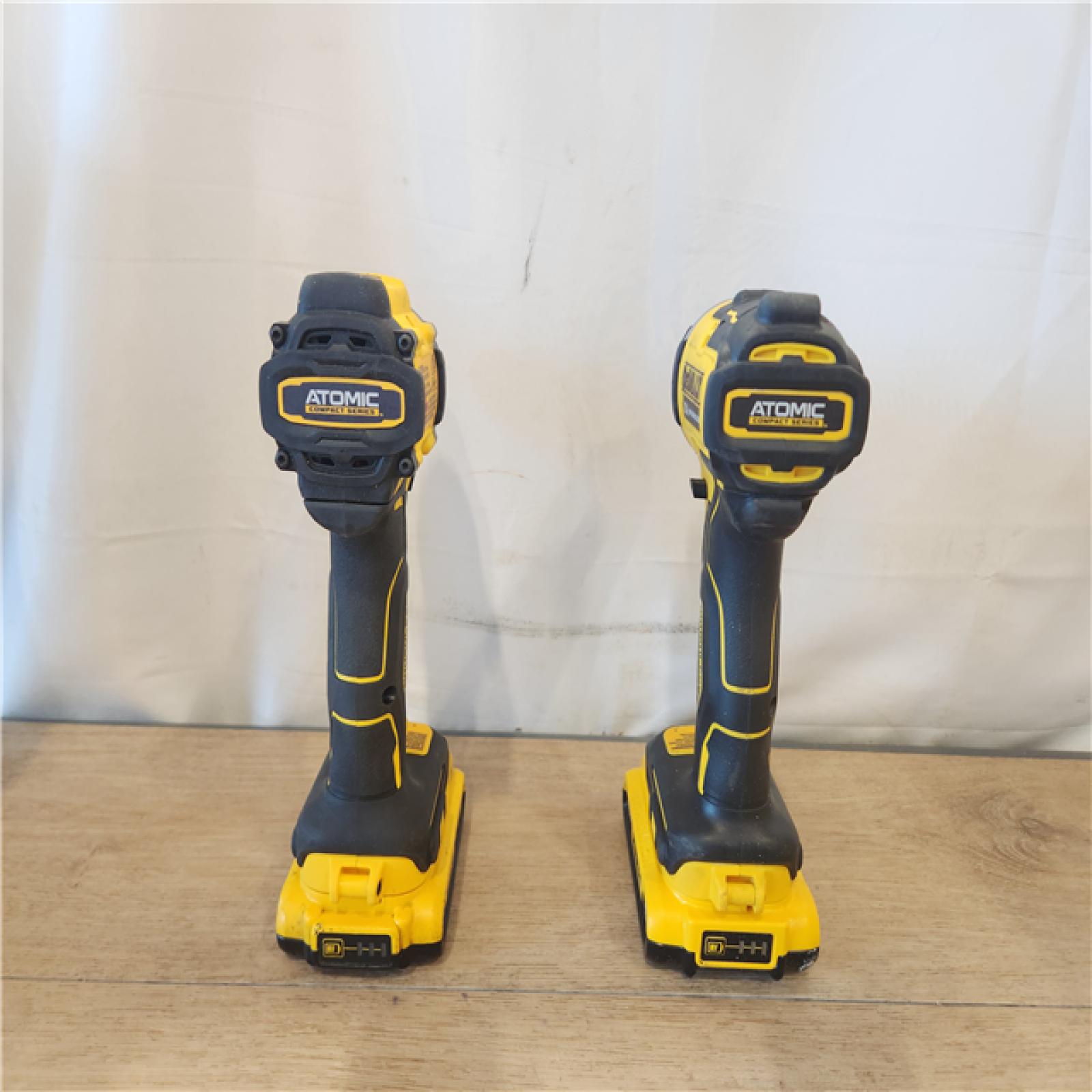 AS-IS- DEWALT ATOMIC 20-Volt MAX Lithium-Ion Cordless (2-Tool) Combo Kit