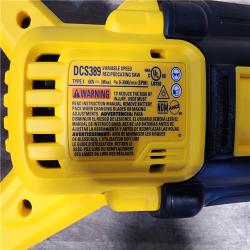 HOUSTON LOCATION - AS-IS (APPEARS LIKE NEW) DeWalt DCS389B FLEXVOLT 60V MAX Cordless Brushless Reciprocating Saw (Tool-Only)