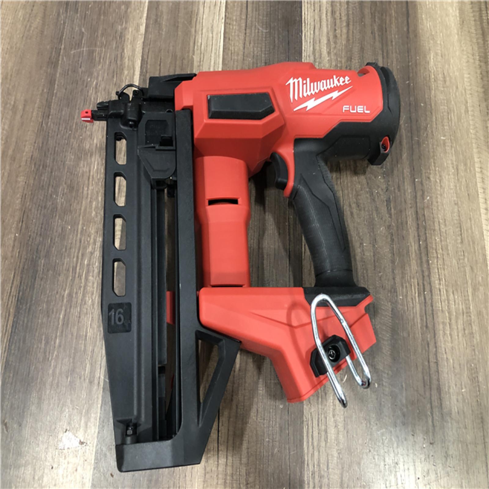 AS-IS Milwaukee FUEL 18-Volt Lithium-Ion Brushless Cordless Gen ll 16-Gauge Straight Finish Nailer (Tool Only)
