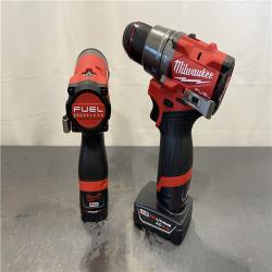 AS-IS - Milwaukee M12 FUEL 12-Volt Lithium-Ion Brushless Cordless Hammer Drill and Impact Driver Combo Kit
