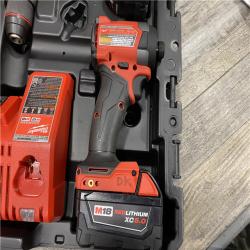 AS-IS Milwaukee FUEL 18V Lithium-Ion Brushless Cordless Hammer Drill and Impact Driver Combo Kit