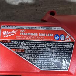 Houston Location AS-IS Milwaukee FUEL 3-1/2 in. 18-Volt 30-Degree Lithium-Ion Brushless Cordless Framing Nailer (Tool-Only)