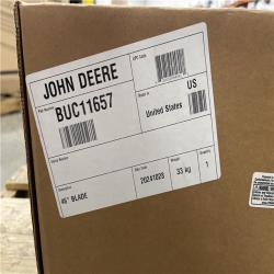 NEW! - John Deere 46 in. x 15 in. Front Blade Snow Attachment for 100 Series Tractors