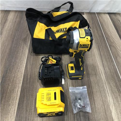 AS-IS DEWALT ATOMIC 20V MAX Lithium-Ion Cordless 1/4 in. Brushless Impact Driver Kit