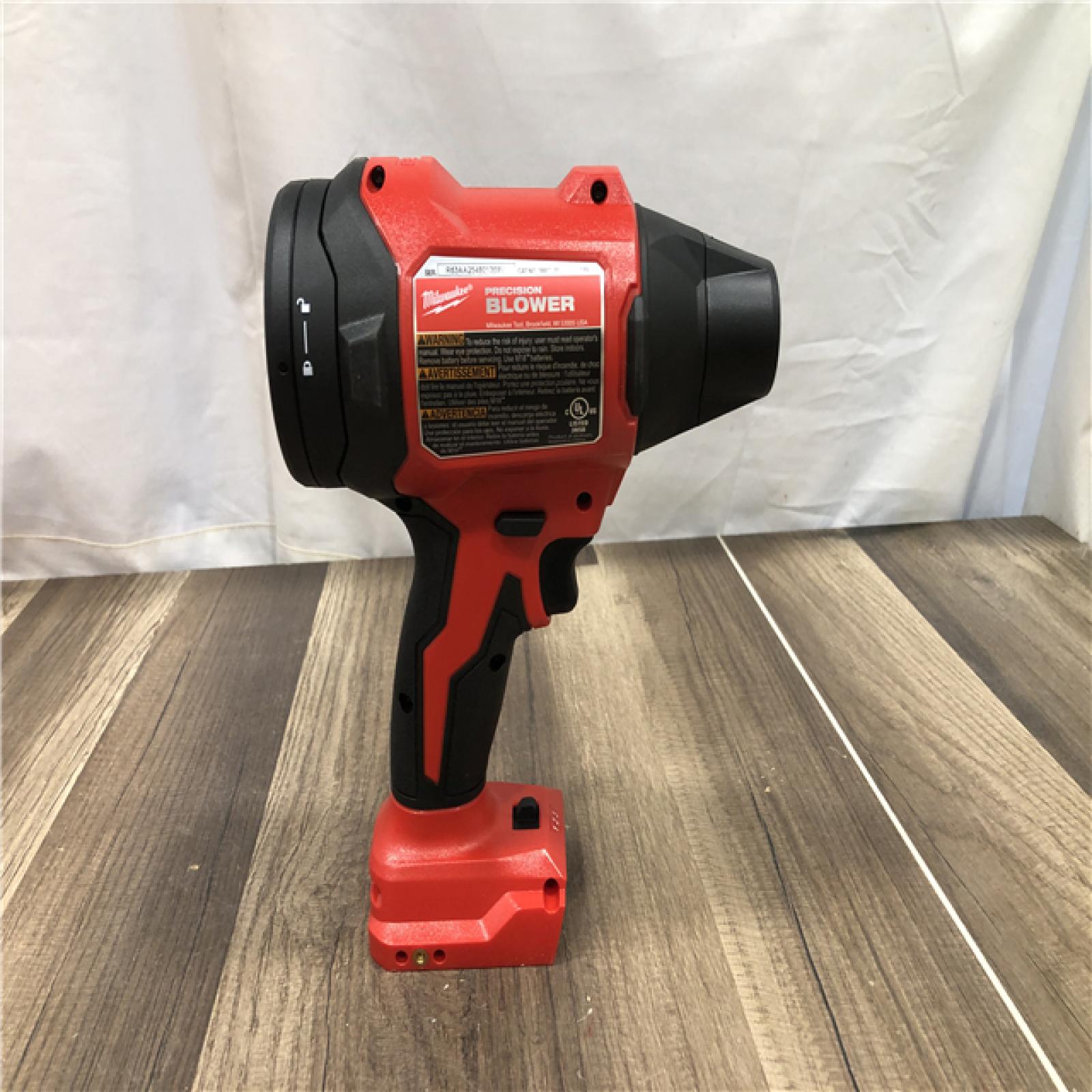 AS-IS Milwaukee 18V Lithium-Ion 570 MPH Brushless Cordless Precision Blower with Variable Speed Trigger and Trigger Lock