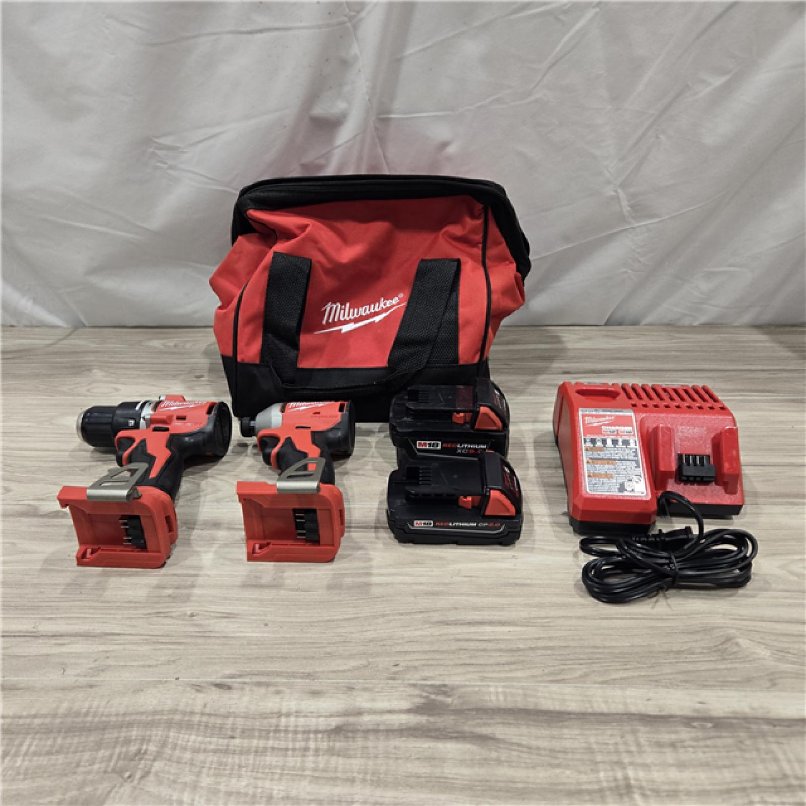 AS-IS Milwaukee M18 Compact 2-Tool Combo Kit