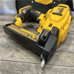 AS-IS DEWALT 20V MAX XR Lithium-Ion Cordless 18-Gauge Narrow Crown Stapler Kit