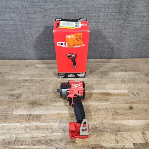 HOUSTON LOCATION - AS-IS Milwaukee M18 18V Fuel 1/2  Mid-Torque Impact Wrench Cordless Lithium-Ion Brushless with Friction Ring 2962-20
