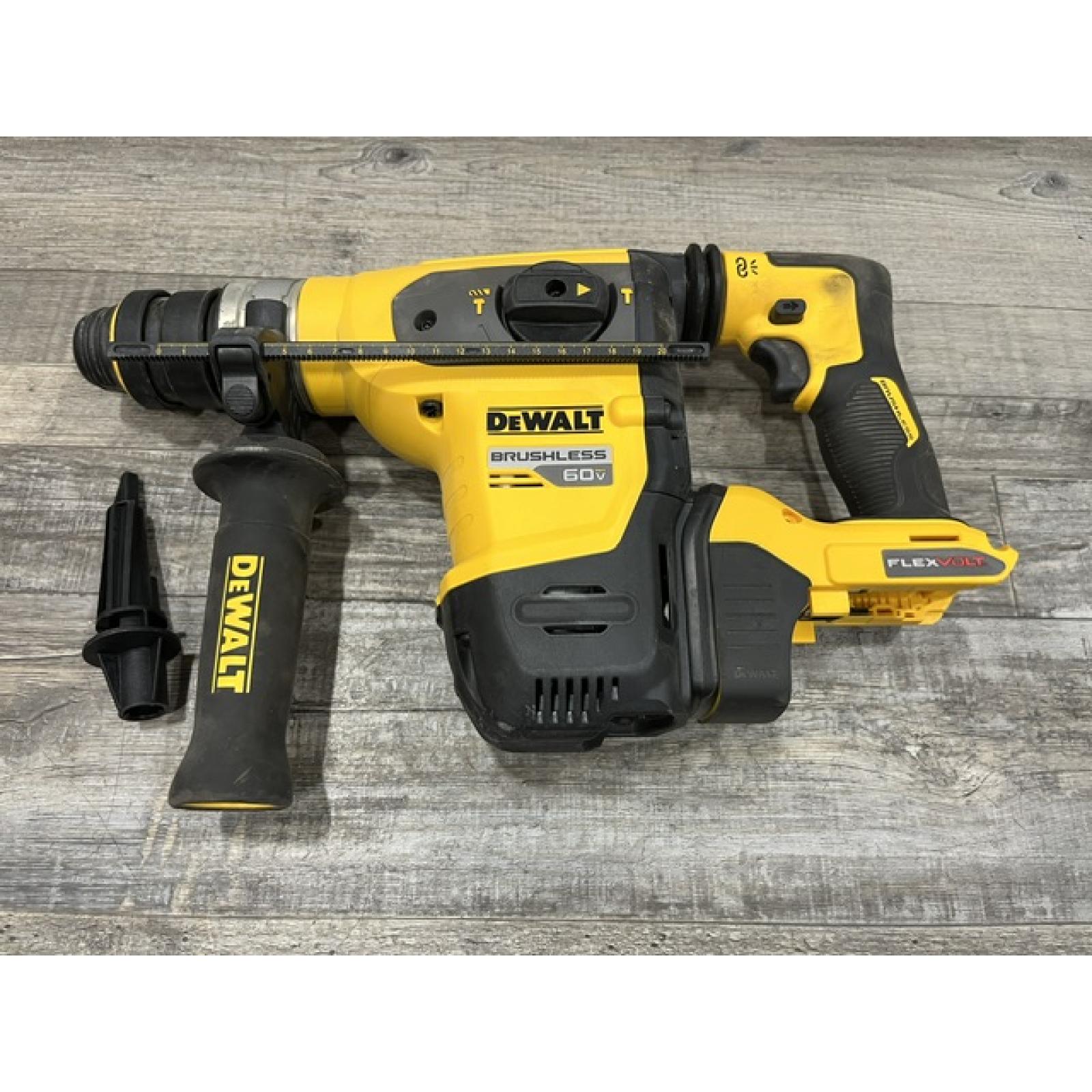 AS-IS DEWALT FLEXVOLT 60V MAX Cordless 1-1/4 in. SDS Plus Rotary Hammer (Tool Only)