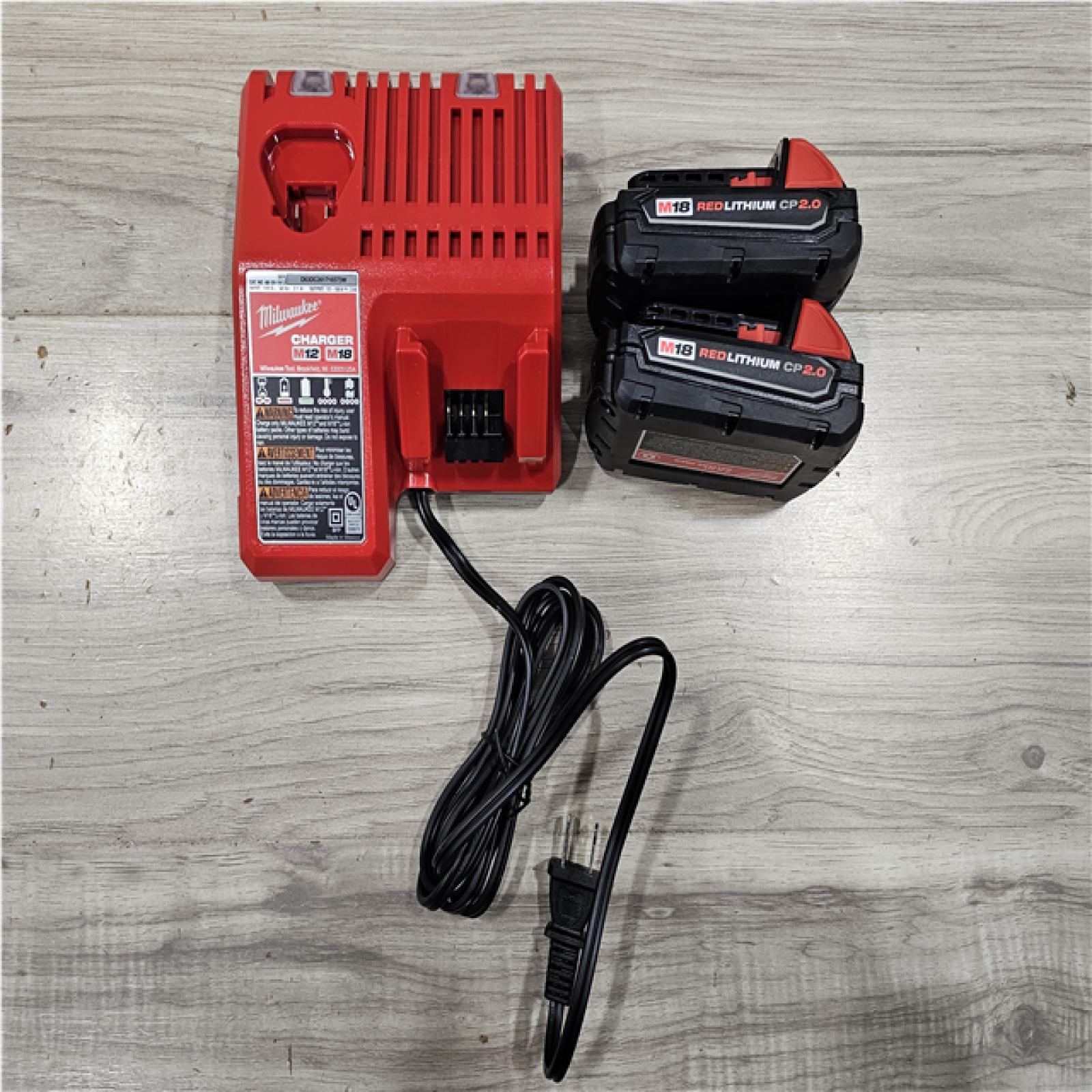 AS-IS Milwaukee 18V Lithium-Ion Brushless Cordless Compact Drill/Impact Combo Kit