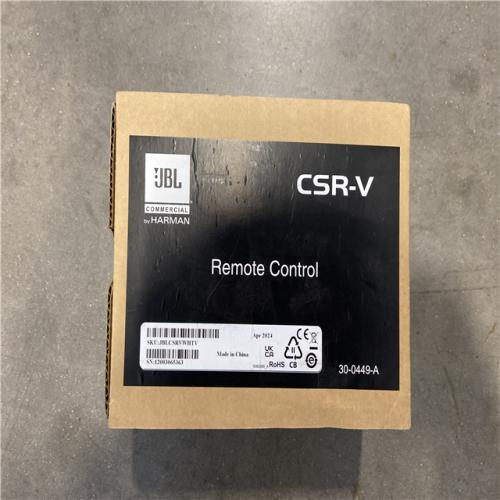 NEW! - JBL CSR-V Wall Mounted Remote Control for CSM Mixers (White)