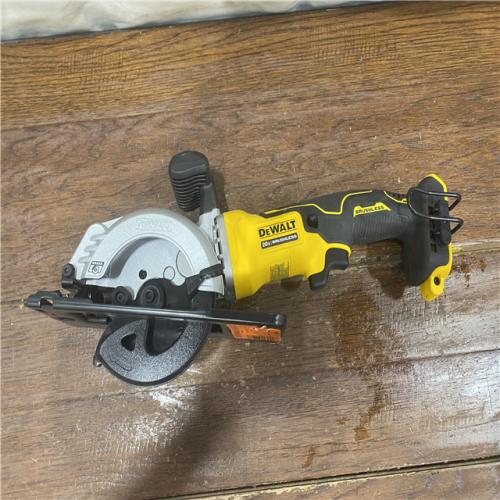 AS-IS DEWALT ATOMIC 20V MAX Cordless Brushless 4-1/2 in. Circular Saw (Tool Only)
