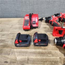HOUSTON LOCATION - AS-IS Milwaukee 5 Tool Combo Kit W/ (2) Battery & Charger