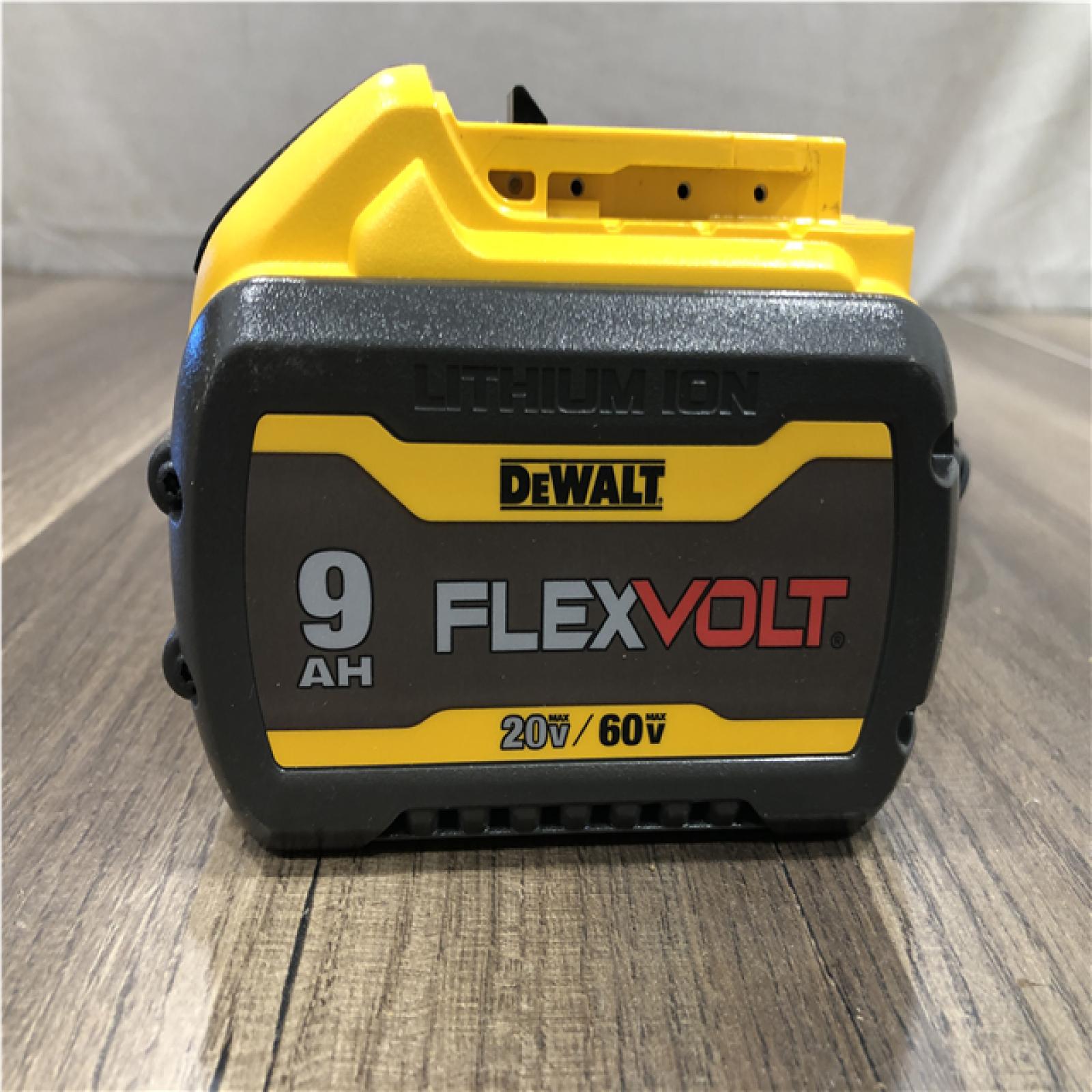 AS-IS DEWALT 20V/60V MAX FLEXVOLT Lithium-Ion 9.0Ah Battery and Charger Starter Kit