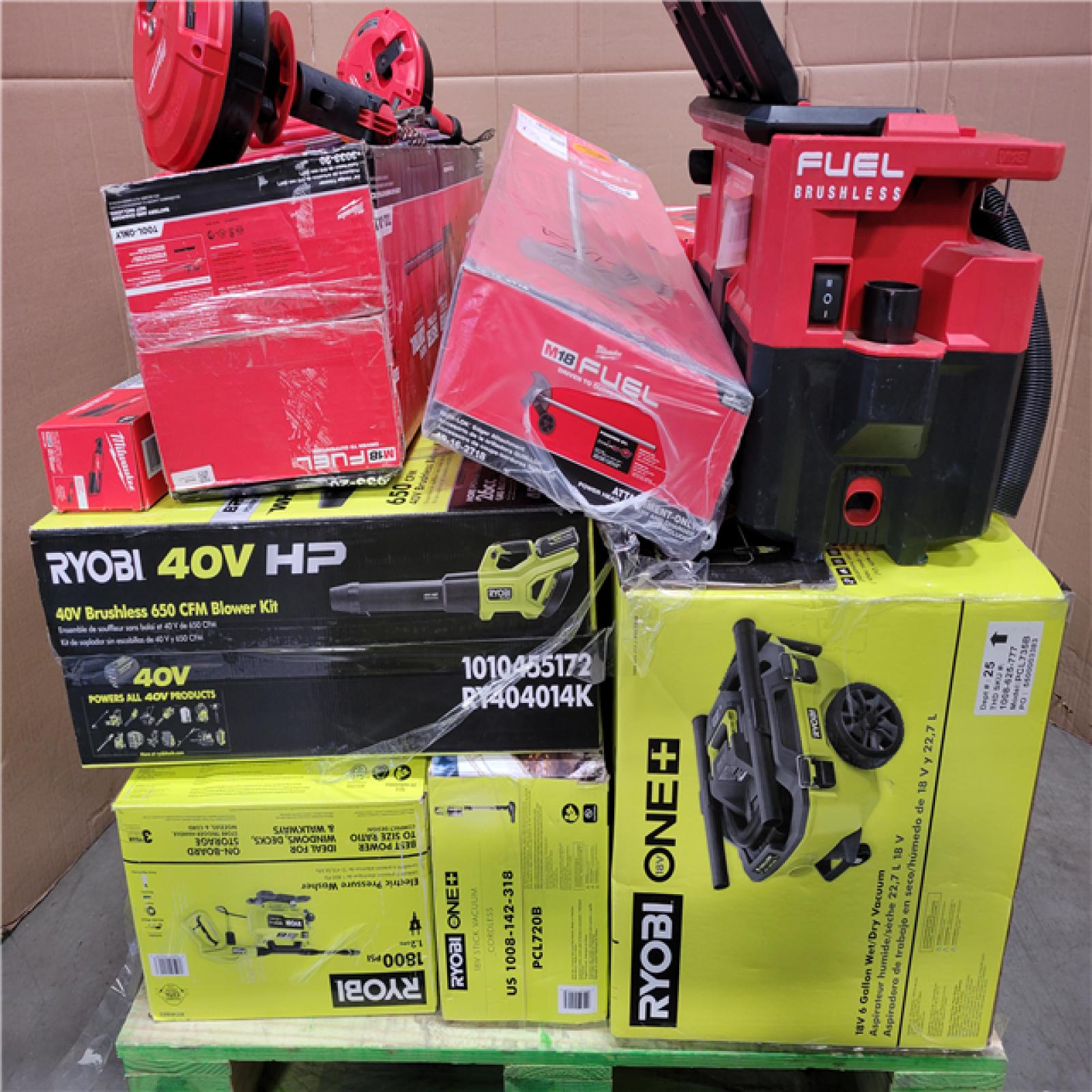 CALIFORNIA AS-IS TOOL PALLET